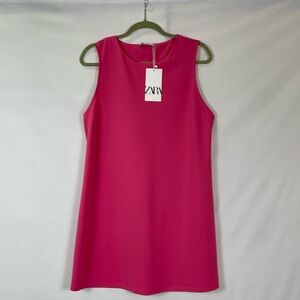Zara Dress L Pink Mini Dress NWT
